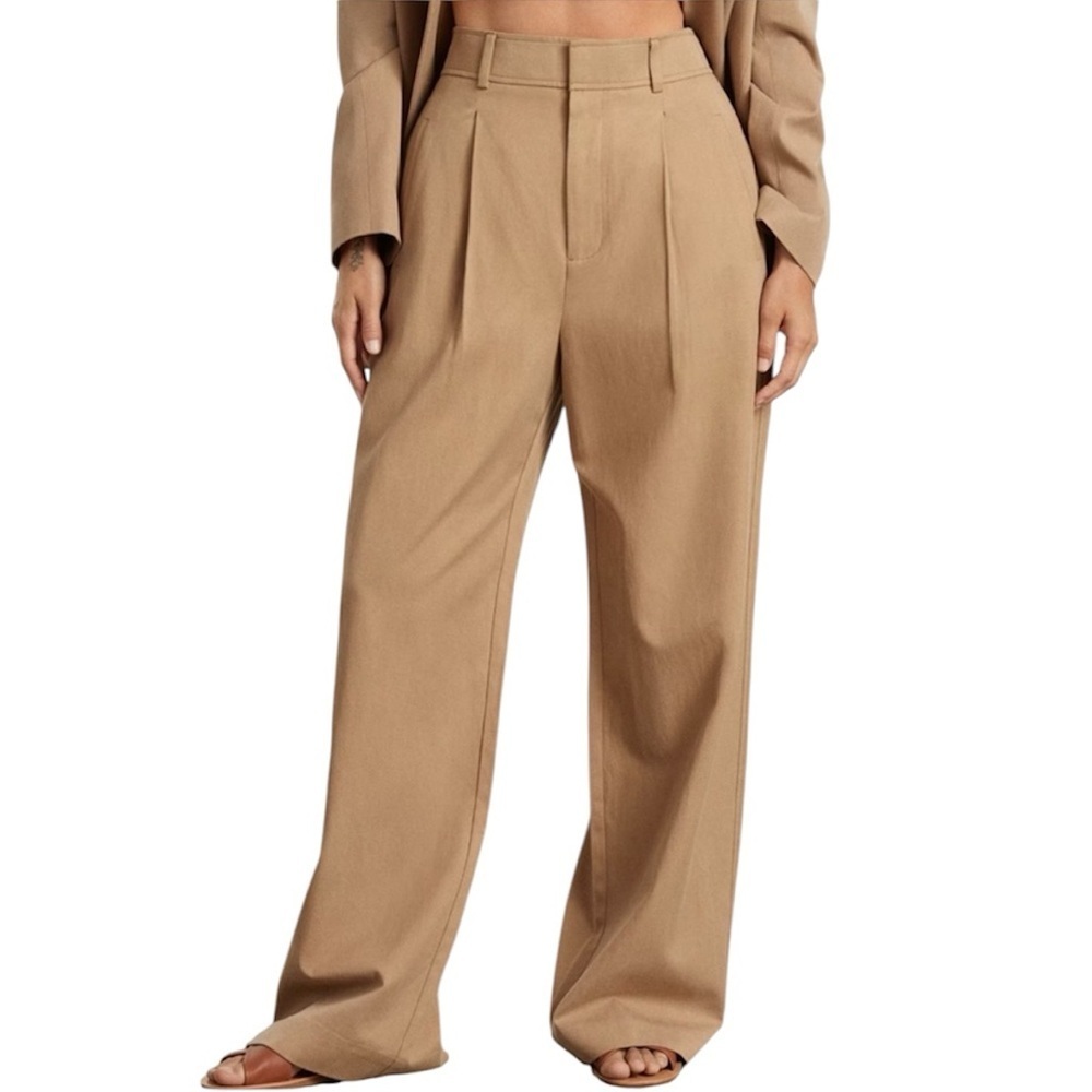 NWT Everlane The Way High Drape Pant Ash Brown